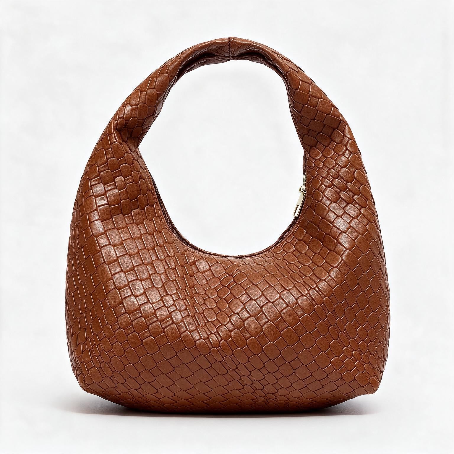 Bolso de piel genuina para mujer Grace en color Marrón - vista frontal