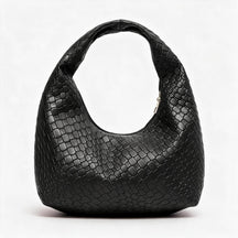 Bolso de piel genuina para mujer Grace en color Negro - vista frontal
