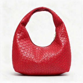 Bolso de piel genuina para mujer Grace en color Rojo - vista frontal