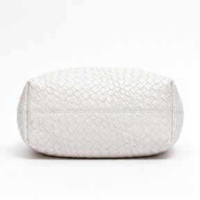 Bolso de piel genuina para mujer Grace en color Blanco - interior