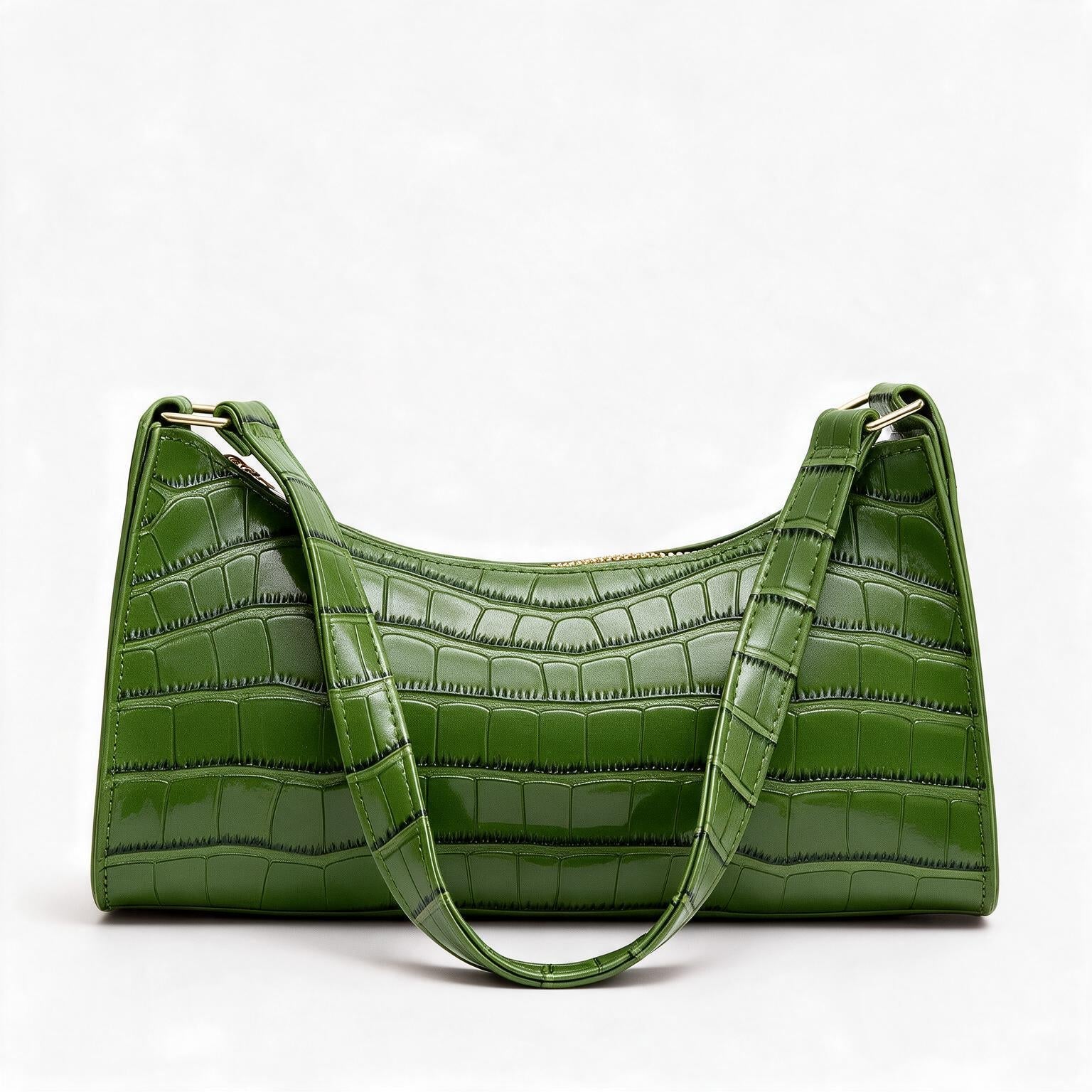 Bolso de piel genuina para mujer Harlow en color Beige - vista trasera