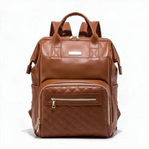 Mochila de piel genuina para mujer Hartley en color Beige - vista de la base