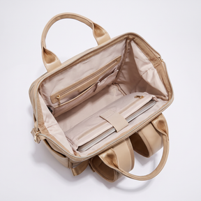 Mochila de piel genuina para mujer Hartley en color Marrón - vista frontal